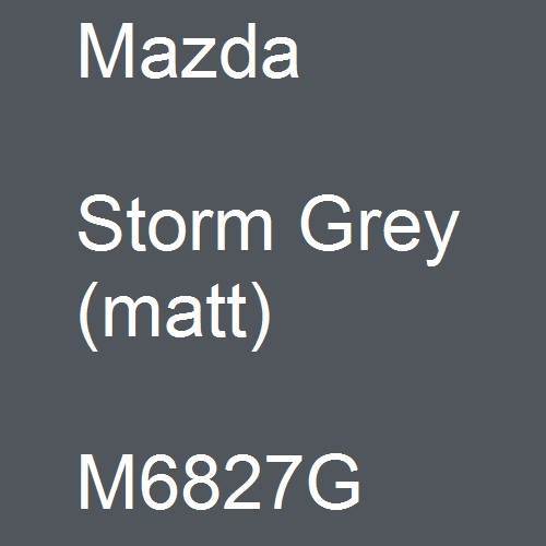 Mazda, Storm Grey (matt), M6827G.